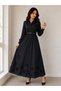 Laser Cut Full Length Lined Dress - 2