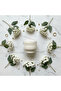 Fresh Touch Scented Candle — Elegant Cream Chalk Cup - 4