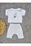 2-Piece Baby Boy Set Gray 100% Cotton 6-12-18 Months - 3