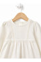 Baby Girl Cotton Blouse-Quilted Shorts 2-Piece Set - 3