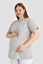 Cotton Short Sleeve Maternity T-Shirt 3-Pack – Soft and Comfortable Maternity Wear - 3