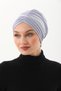 Cross 3-Stripes Daily and Sea Cap, Practical Ready-To-Wear Turban, Pool, Beach and Sports Cap - 7
