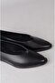 Seç 8110 genuine leather women's flat shoe black - 5