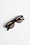 Elara Women's Sunglasses Uv400 Protection Lightweight Black Frame Light Color Glass Popular - 6