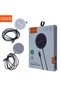 WLC 1426 3-in-1 Magnetic Wireless Charger | 15 W Fast Charging | Type-C Cable | For AirPods & Smartwatch - 2