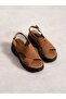 Corvella Tan Wedge Heeled Women's Sandals - 2