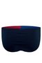 Men's Burgundy Blue Cotton Classic Slip Underpants - 2