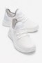 Side Striped Knitwear Children's Sports Shoes White White