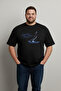 Large Size T-Shirt Oversize Cotton Comfortable Fit Printed Unisex T-Shirt
