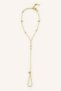 Women's Gold Color Şahmeran Steel Bracelet H2257Axns