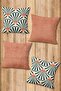 Digital Printed Soft Textured 4-Piece Throw Pillow Cover Set Krl0110 - 2