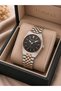 Women's Wristwatch Steel Band Rose-Silver Color Casual and Stylish Combination Bracelet Gift - 2