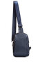 Mendes Navy Blue Genuine Leather Crossbody Bag with Phone Compartment - 8