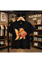 Orange Fish Printed 100% Kids Unisex T-Shirt 5 6 -7 8-9 10 -11 12 Years Old