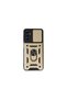 Samsung Galaxy M14 5g Compatible Case with Pars Lens Ring Silicone - Gold - 4