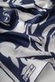 White Ahenk Pattern Tivil Silk Scarf - 2
