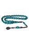 Oxide Tasseled Water Green Fire Amber Prayer Beads