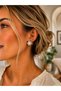 Pearl colored earrings