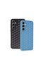 Samsung Galaxy A15 4g Compatible Case Honeycomb Silicone Cover - Navy Blue - 3