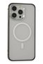 Urr iPhone 15 Pro Pvdss Lens Titanium Edge Magsafe Cover - Titanium Gray