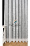 Vesta Modern Pattern Non-Ironing Non-Wrinkle 2 Layer Pleated Tulle Curtain - 5