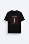 Donnie Darko Printed Crew Neck Black T-Shirt T-Shirt