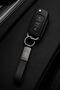 Toyota Keychain Shiny Metal & Leather – Double-Sided Logo, Premium Stylish Design, 12 X 2 cm Size, Car Accessory - 3