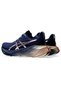 Asics Novablast 4 Outdoor Running Shoes Blue/Gold for Men/Women/Students - 3