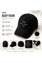 Stone Washed Unisex Denim Sport Black Hat - 2