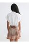Xside Women's Crop Shirt with Tie Front Detail - 4
