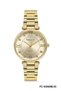 Roman Numeral Stone Gold Dial Gold Color Women's Wristwatch - 2