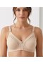 Combed Cotton Interlace Wire-Free Bra (3-Piece Advantage Pack - Black, White & Nude Color) - 7