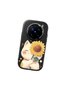 Vivo X200 Pro Compatible Case Camera Protector Black Silicone Couple Phone Case Cat Pattern - 3