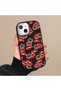 حافظة هاتف iPhone 17e متوافقة مع الكاميرا، حافظة هاتف من السيليكون الأسود بنمط التقبيل - 6