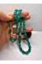 Erhan Turan Workshop Handcrafted Turquoise Beauty Crimped Amber Prayer Beads - 2