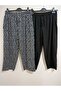 Pack of 2, Full Summer Wear, 2 Pockets, High Quality Viscose, High Waist, Comfortable Fit Capri Pants - 5