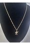 Fairy Girl Stone Detailed Steel Necklace - 2