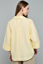 Solid Shirt with Spread Collar and 3/4 Sleeves - 5