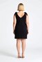 Women's Plus Size Sleeveless V-Neck Crinkle Textured Shift Cut Mini Dress Casual Daily Modern Stylish Elegant - 5