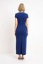 Women's Striped V-Neck Bodycon Maxi Dress Ay Sleeve Short Sleeve Viscose Rib Soft Knitted Daily Casual - 5