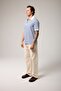 Polo Collar Striped Thin Knitwear T-Shirt - 3