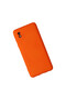 Samsung Galaxy A01 Core Compatible Case Nano Velvet Silicone - Orange - 6