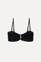 Women's Black Buckle Bikini Top - 3