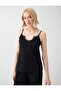 Black Lace Detailed Strappy Blouse - 3