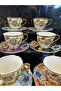 Colorful Coffee Cup Set for 6 People