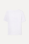 Women's White Printed Crew Neck T-Shirt - 2