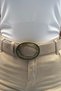 Women's Gold Buckle Thin Belt, Trouser Belt, Shirt Belt, Jacket Belt Sun376 - 3