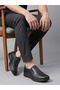 Men's Black Inside-Out Genuine Leather Orthopedic Lightweight Poly Sole Casual Shoes