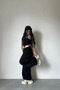 Summer Baggy Large Size Extra Wide-Leg Size Elastic Non-See-Through Fabric P Cotton U O Oversized Tracksuit - 2
