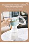 Lightweight Electric Breast Pump with LED Display and 180ml Milk Bottle 3 Modes 9 Levels Easy to Clean - 5